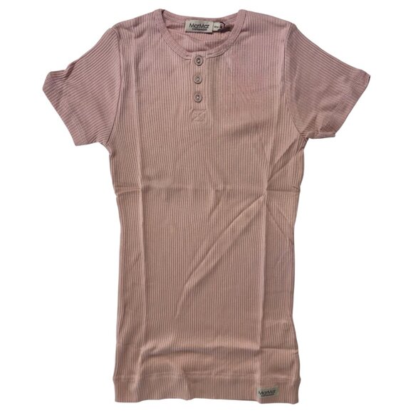 MARMAR COPENHAGEN - SHORT SLEEVE TEE - 50%COTTON - LIGHT PINK - 9Y - NEW NO TAG - Picture 2 of 5